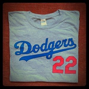 LET’S GO, DODGERS!!!!!  Farmer John Promo T-shirt